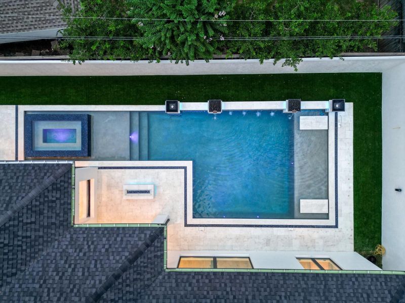 Exterior details and patio area of a home in , Houston (Image 30).