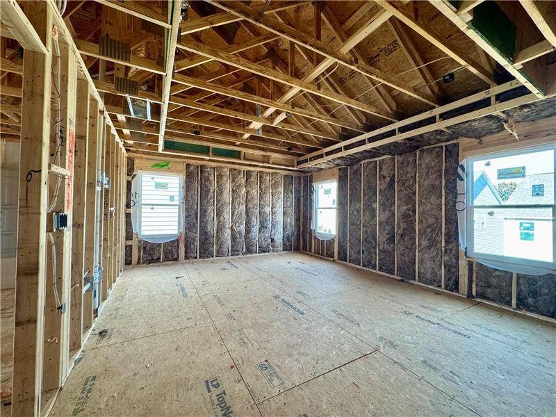 In-progress construction of a new home in , Flowery Branch, GA (Image 12).