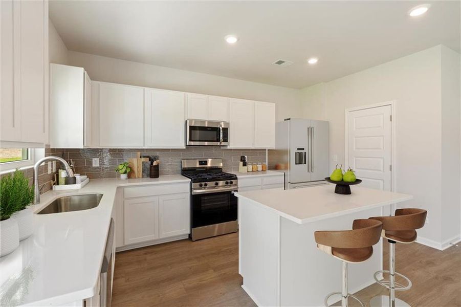 Furnished interior view inside a new home in , Calhoun (Image 3).
