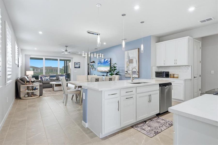 Furnished interior view inside a new home in , Venice (Image 41). Furnished interior view inside a new home in , Venice (Image 41).