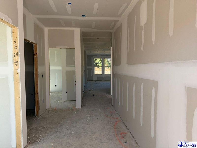 In-progress construction of a new home in The Grove, Florence, SC (Image 3). In-progress construction of a new home in The Grove, Florence, SC (Image 3).