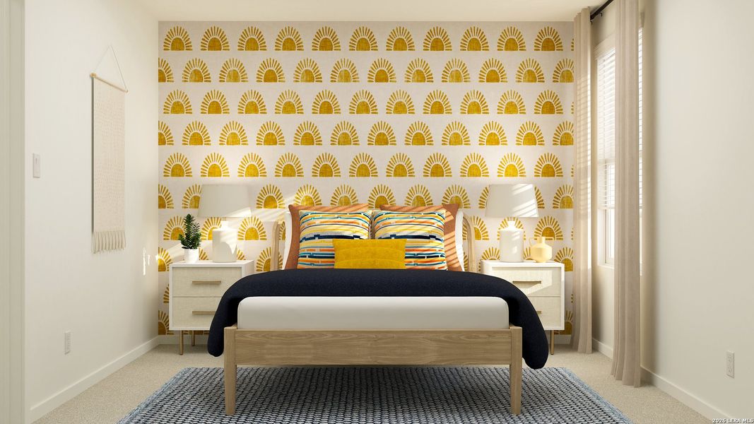 Furnished interior view inside a new home in Summerlin, San Antonio (Image 6).