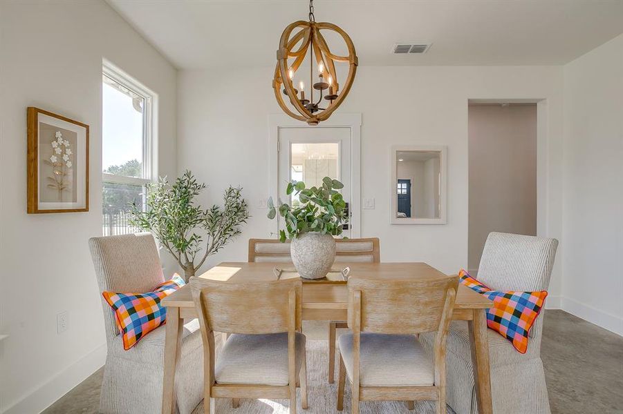 Furnished interior view inside a new home in , Granbury (Image 4).