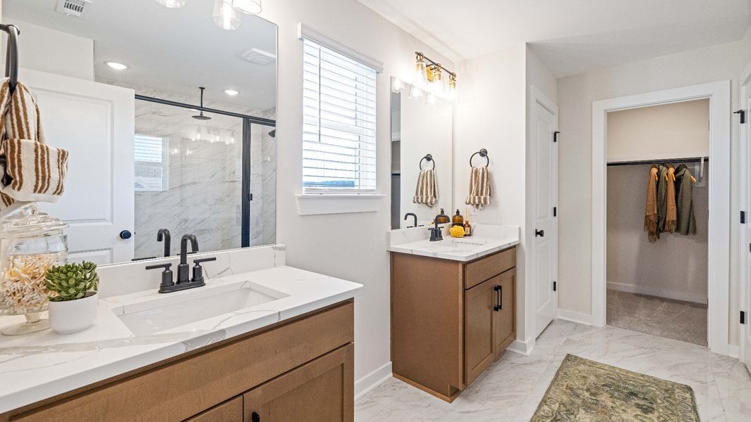 Representative furnished interior of a home built from the Wynwood by DRB Homes in McClure Farms, Columbia (Image 19).