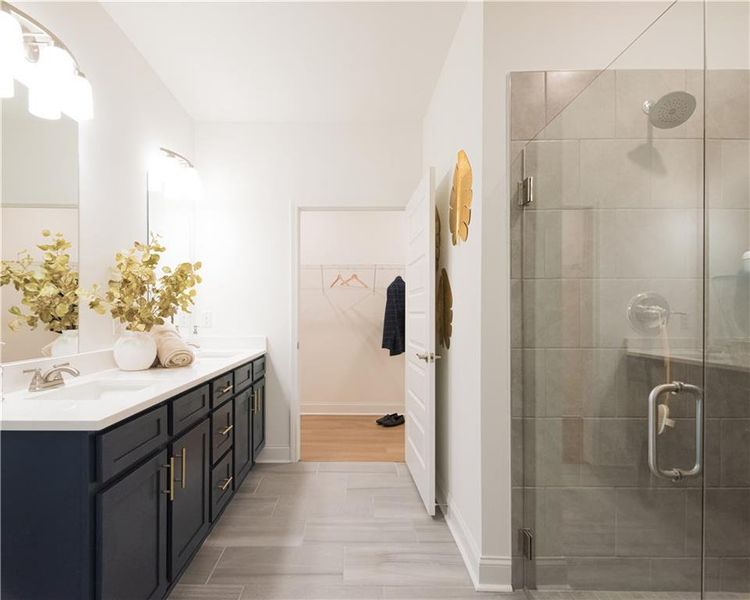 Furnished interior view inside a new home in Cooper's Walk, Loganville (Image 47).