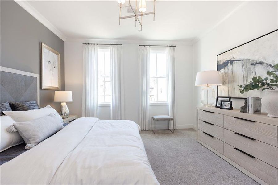 Furnished interior view inside a new home in Waterside Condos, Peachtree Corners (Image 17).