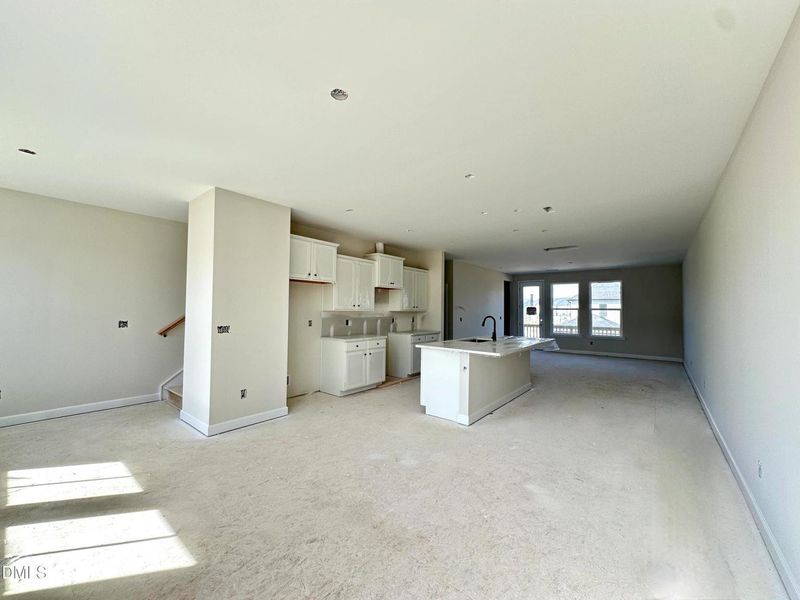 In-progress construction of a new home in Forestville Yard Townhomes, Knightdale, NC (Image 14).