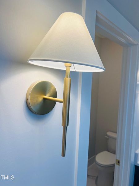 Well-designed light fixtures!