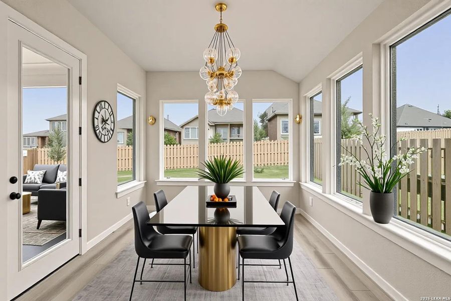 Furnished interior view inside a new home in Windsong, Boerne (Image 11). Furnished interior view inside a new home in Windsong, Boerne (Image 11).