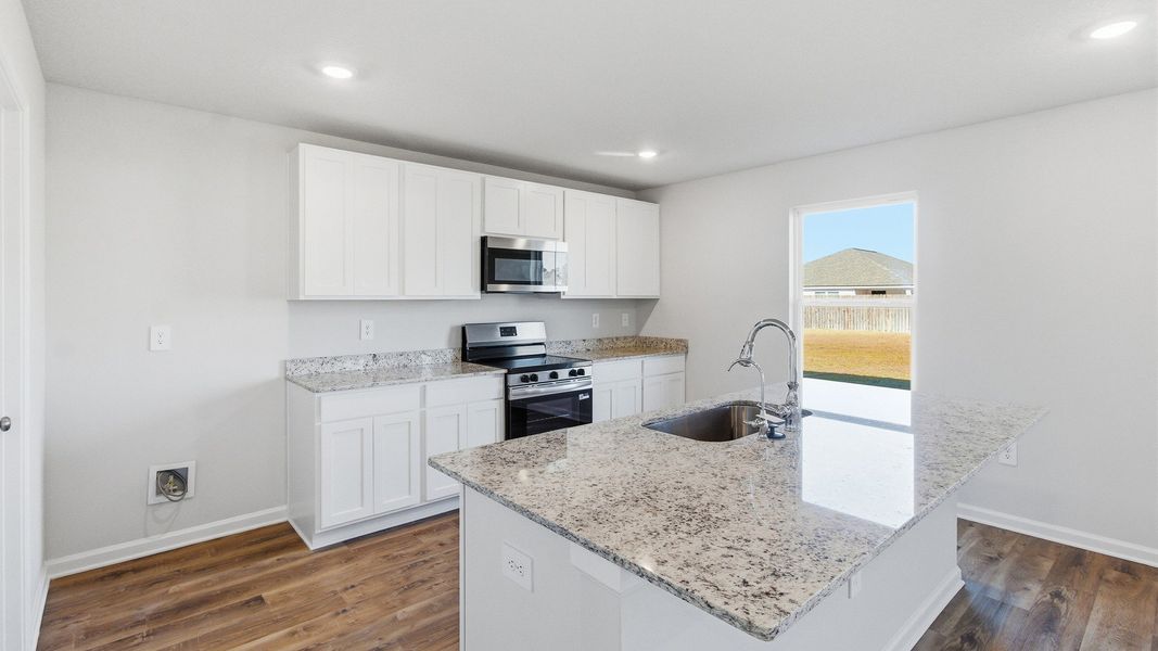 Furnished interior view inside a new home in Wesley Park, Crawfordville (Image 3).