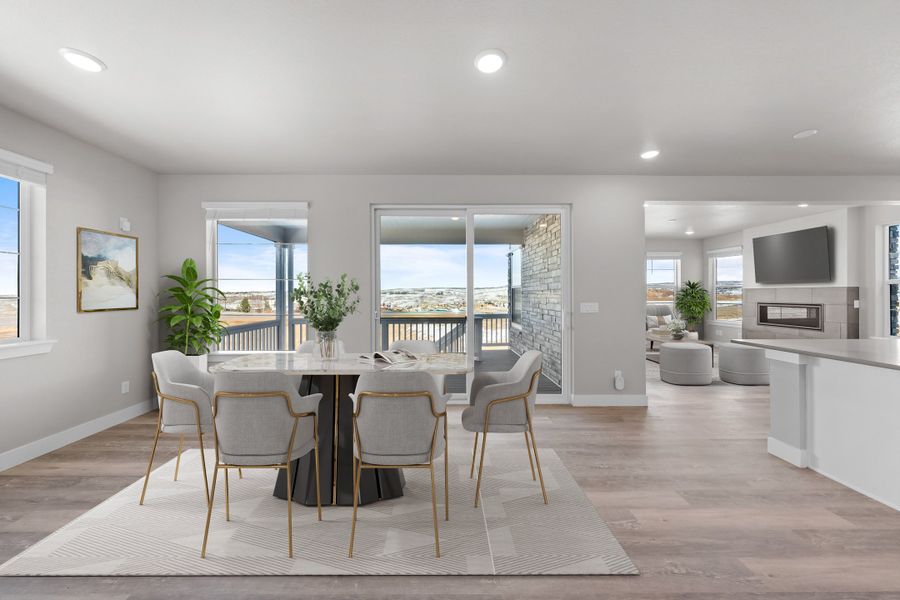 Representative furnished interior of a home built from the 5 by Trumark Homes in Trumark Homes at Sterling Ranch, Littleton (Image 3).