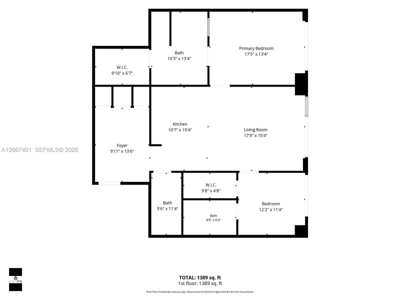 2D floor plan layout of this home in , Miami, FL (Image 6).