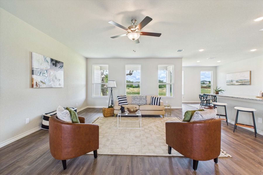 Representative furnished interior of a home built from the The Foster E by Davidson Homes LLC in Potranco Oaks, Castroville (Image 13).