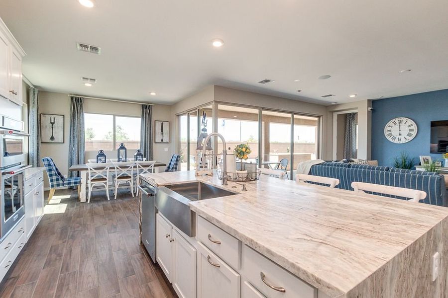 Representative furnished interior of a home built from the Diamond by Elliott Homes in Forté at Granite Vista, Waddell (Image 16). Representative furnished interior of a home built from the Diamond by Elliott Homes in Forté at Granite Vista, Waddell (Image 16).