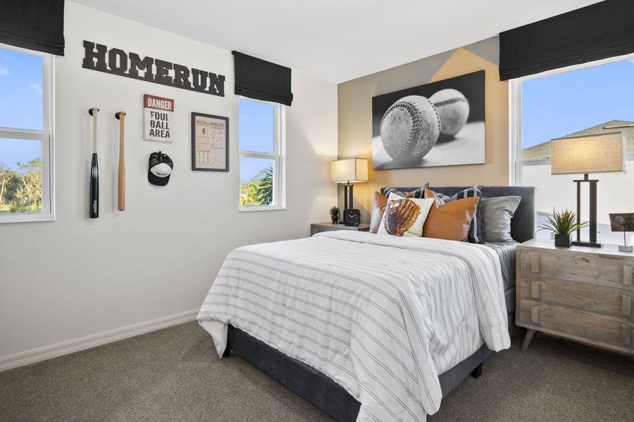 Spacious secondary bedrooms Spacious secondary bedrooms