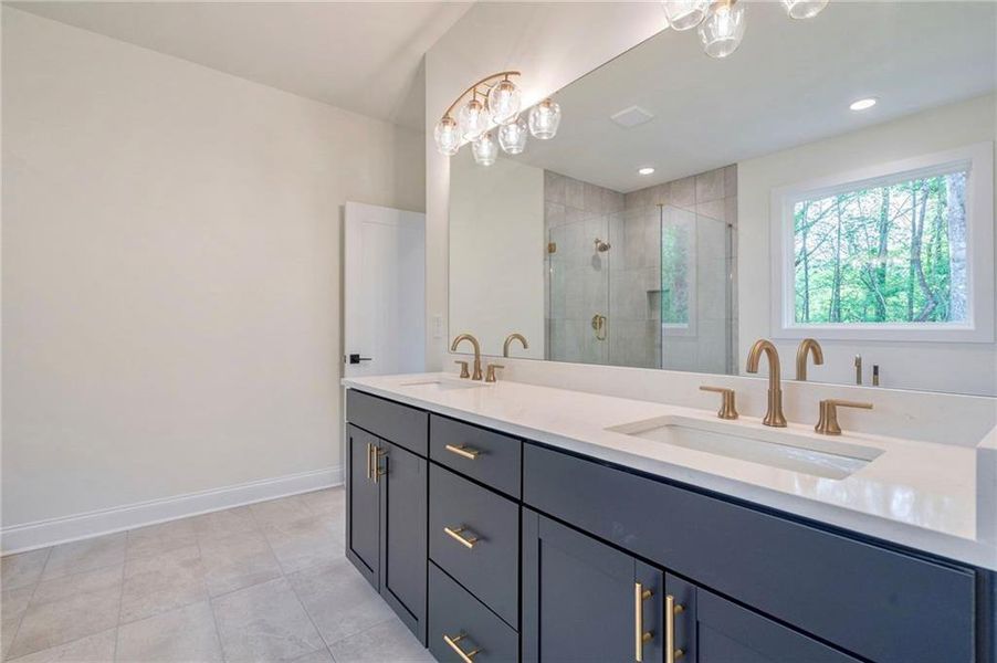 Furnished interior view inside a new home in , Atlanta (Image 11).