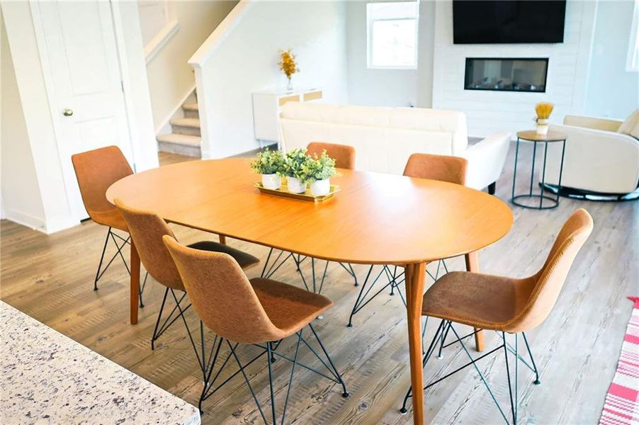 Furnished interior view inside a new home in , Flowery Branch (Image 5).