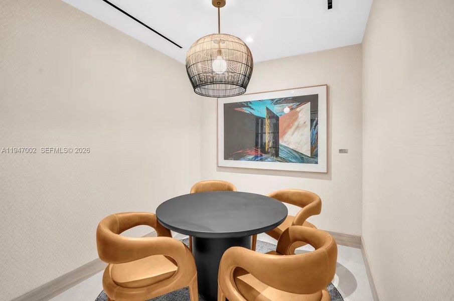 Furnished interior view inside a new home in , Miami (Image 15).