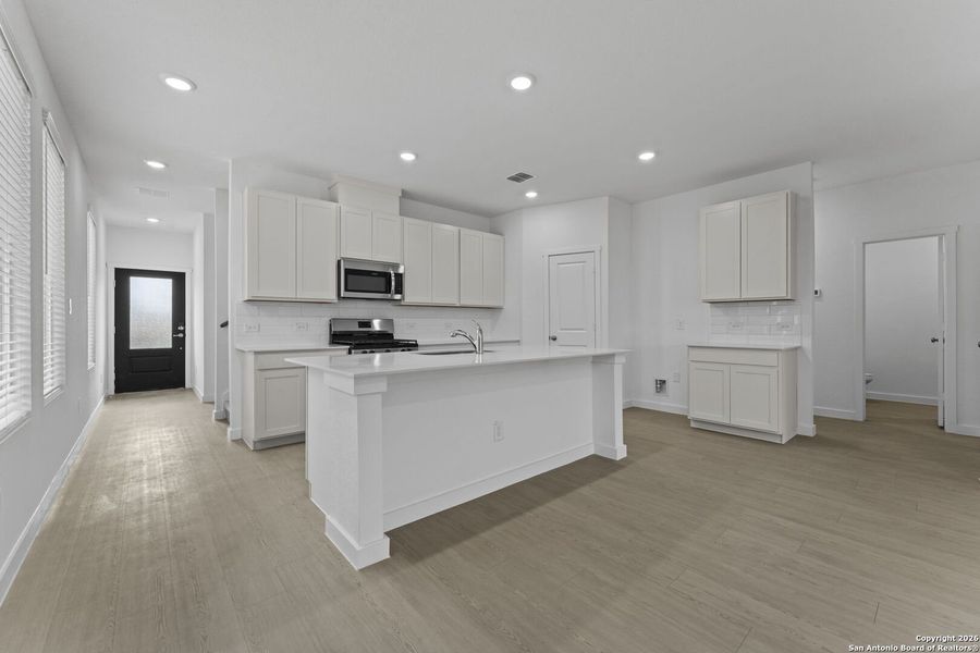 Furnished interior view inside a new home in Hightop Ridge, Converse (Image 5).