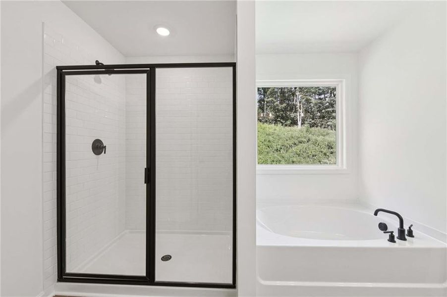 Close-up of interior finishes inside a home in Creekside, Dawsonville (Image 15).