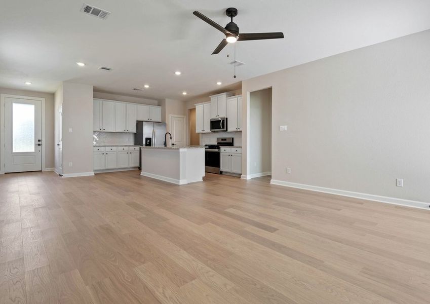 Open concept plan Open concept plan