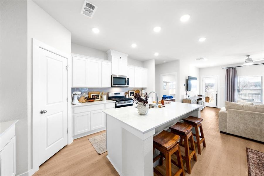 Furnished interior view inside a new home in Ambergrove, Royse City (Image 8).