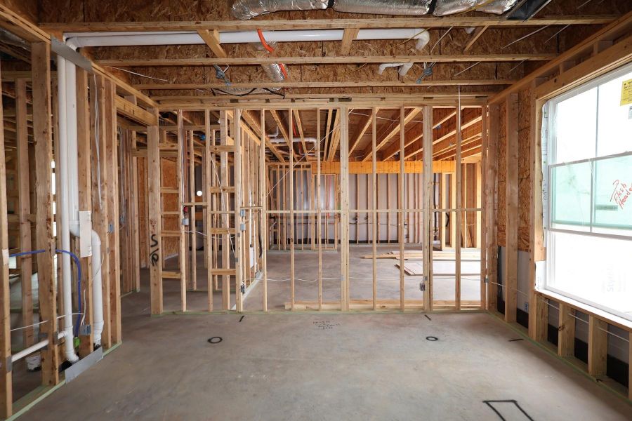 In-progress construction of a new home in Dunham Pointe, Cypress, TX (Image 23).