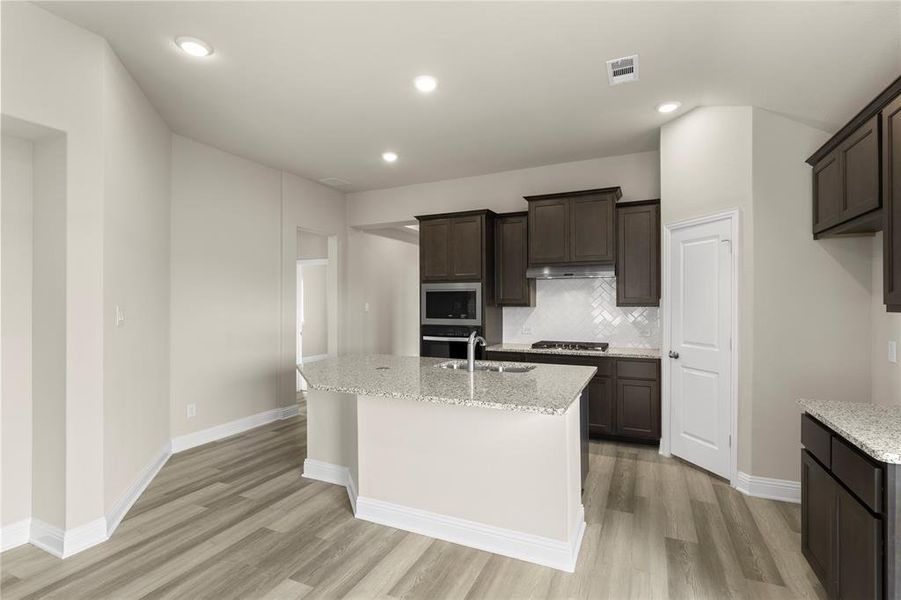 Furnished interior view inside a new home in Heartland, Heartland (Image 9). Furnished interior view inside a new home in Heartland, Heartland (Image 9).