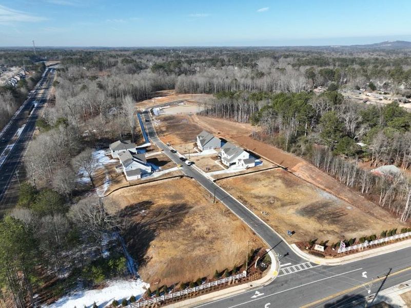 Site preparation for new homesites in Oak Valley Estates, Marietta (Image 71).
