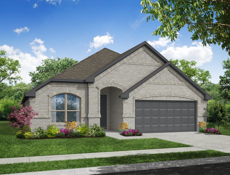 Representative exterior photo of a completed home built from the Kingston by Impression Homes in Mercer Meadows, Royse City, TX (Image 6). Representative exterior photo of a completed home built from the Kingston by Impression Homes in Mercer Meadows, Royse City, TX (Image 6).