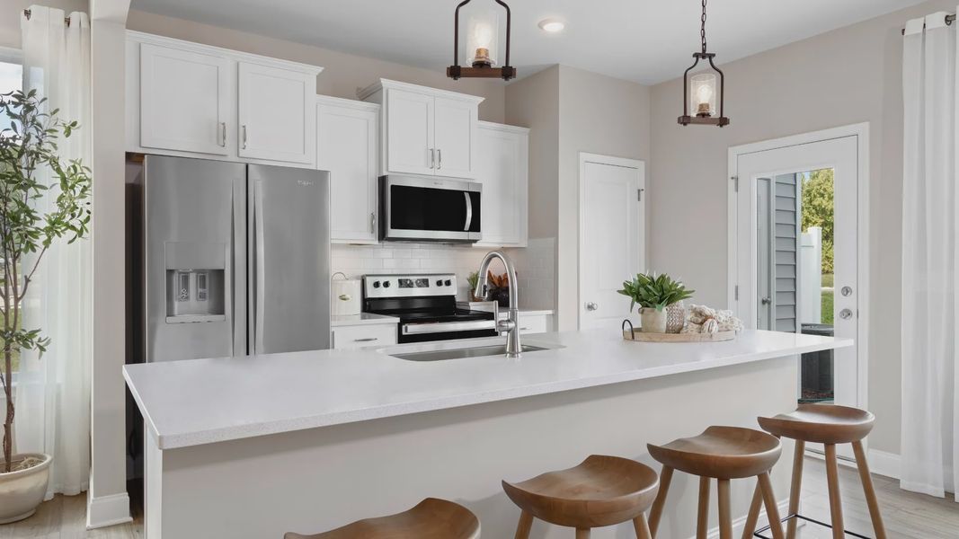 Furnished interior view inside a new home in Kensley Grove, Fuquay Varina (Image 7).