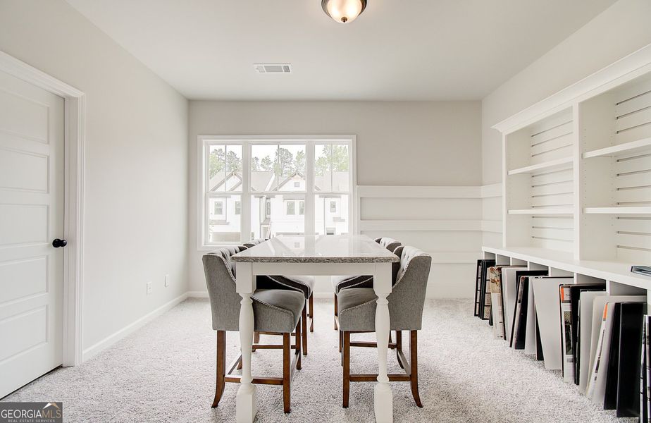 Furnished interior view inside a new home in Millstone at Mundy Mill, Gainesville (Image 22).