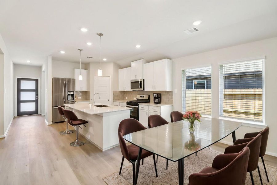 Photo is not of the actual home, but is an inspirational photo of builder’s model home and may depict options, furnishings, and/or decorator features that are not included