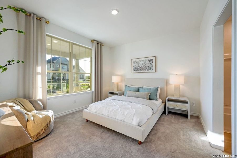 Furnished interior view inside a new home in Nopal Valley, San Antonio (Image 16).