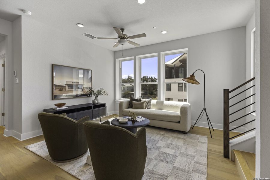 Furnished interior view inside a new home in , San Antonio (Image 7).