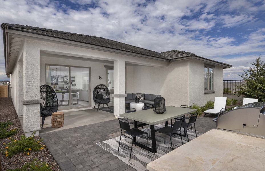 Backyard - Patio | Parker | Sunrise - Valley Series | Surprise, AZ | Landsea Homes