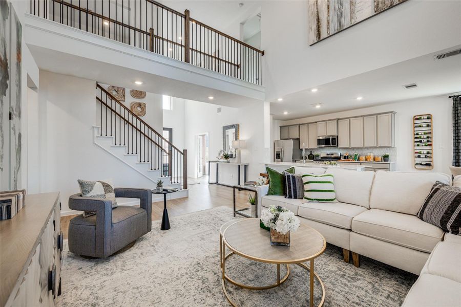 Furnished interior view inside a new home in Anniston, Katy (Image 5).
