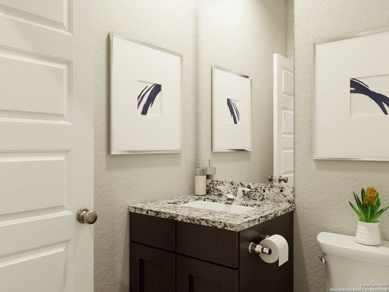 Furnished interior view inside a new home in Katzer Ranch, Converse (Image 21).