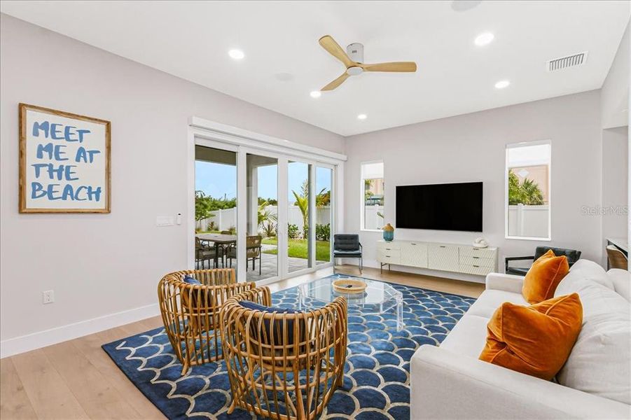 Furnished interior view inside a new home in , Cocoa Beach (Image 29). Furnished interior view inside a new home in , Cocoa Beach (Image 29).