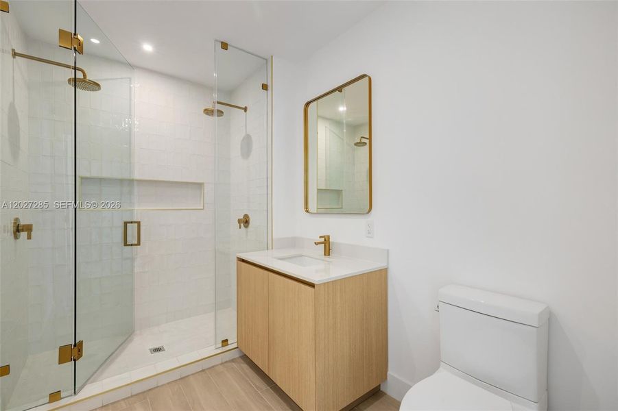 Furnished interior view inside a new home in , Miami (Image 8).