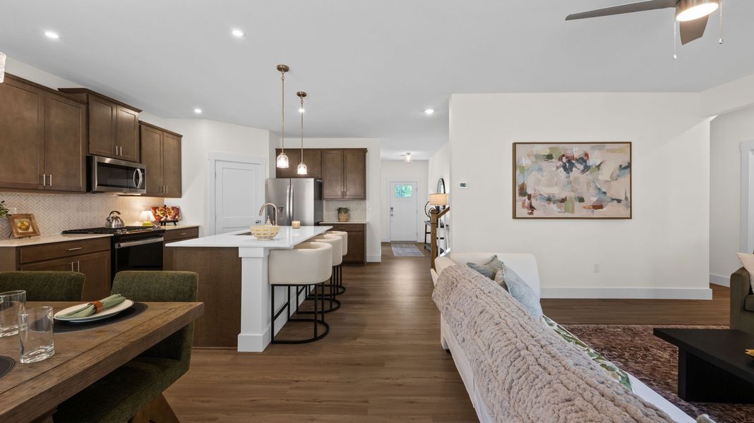 Furnished interior view inside a new home in Lone Oaks Farm, Cleveland (Image 15).