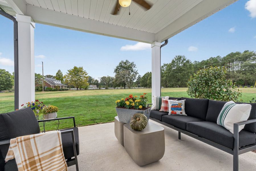 Covered Back Patio