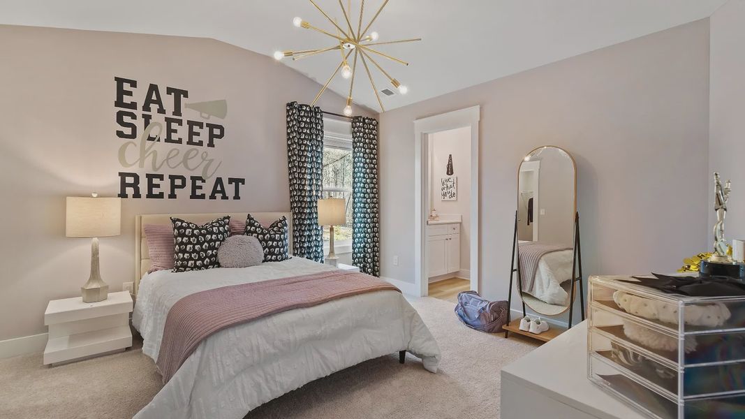 Furnished interior view inside a new home in Riverbend Overlook, Fayetteville (Image 16).