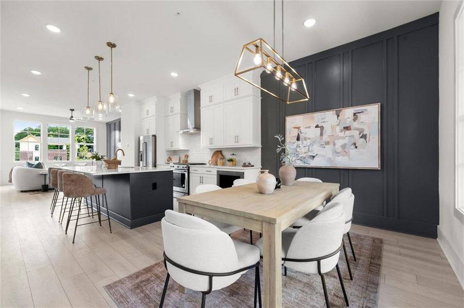 Furnished interior view inside a new home in The Gathering – Alpharetta, Alpharetta (Image 33).