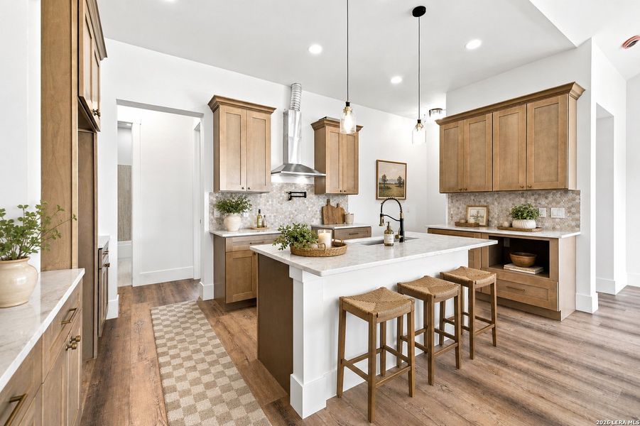 Furnished interior view inside a new home in , Bandera (Image 15).