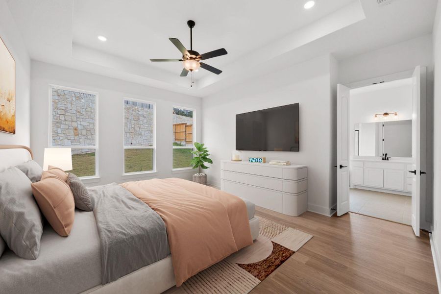 Primary Bedroom - Virtually Staged