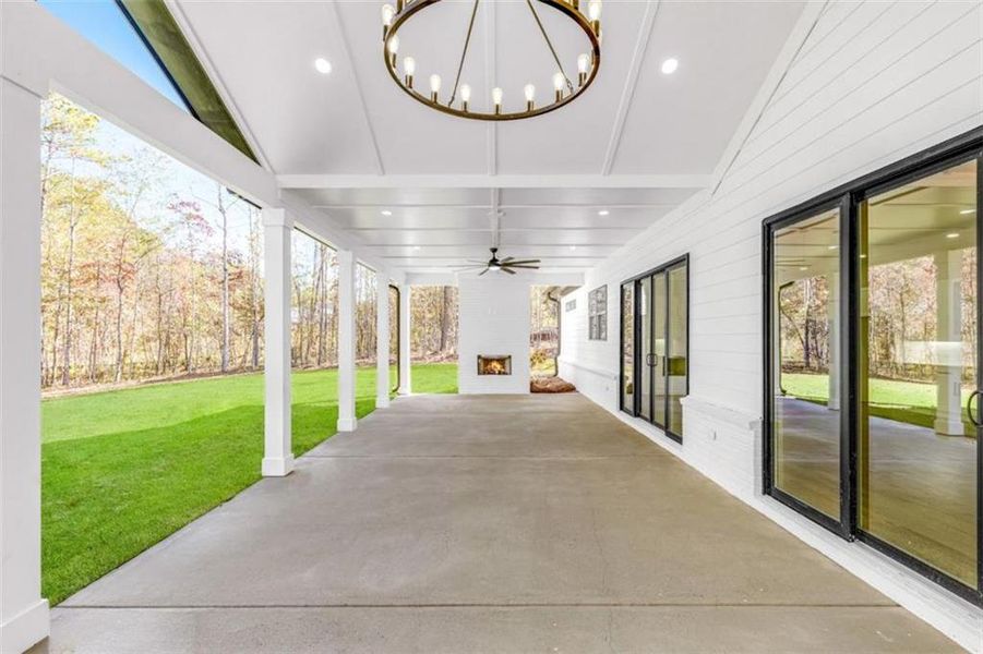 Exterior details and patio area of a home in , Newnan (Image 3).