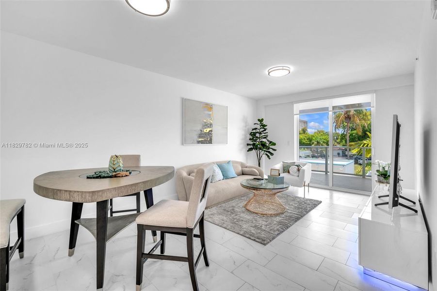 Furnished interior view inside a new home in , Hollywood (Image 7).