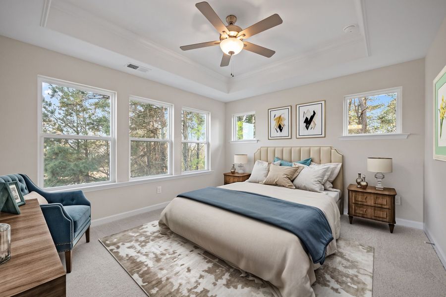 Representative furnished interior of a home built from the The Avery Interior by Davidson Homes LLC in Summers Walk, Davidson (Image 7).