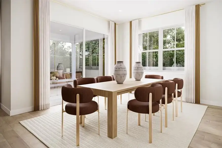 Representative furnished interior of a home built from the Sullivan by Ryan Homes in Kelton, Charlotte (Image 4).